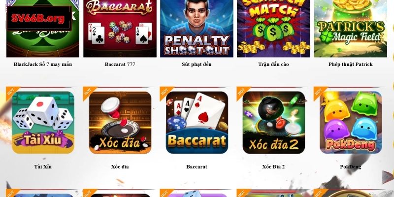 Ưu điểm nổi bật chuyên mục game bài thu hút hội viên SV66